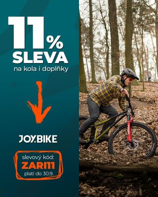 Hledáš nové kolo, něco na sebe, chrániče nebo vybavení? Na našem partnerském e-shopu Joybike najdeš vše a navíc se slevou...